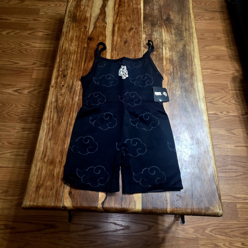 Darc Sport/Naruto Black Cloud Pattern Romper - image 2